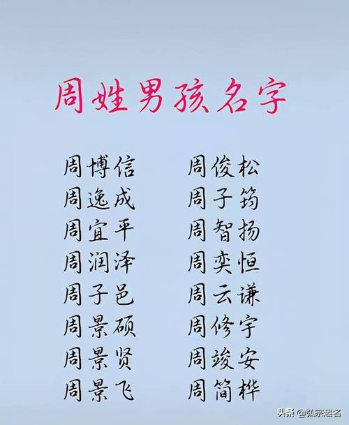 姓李的男孩起名字大全