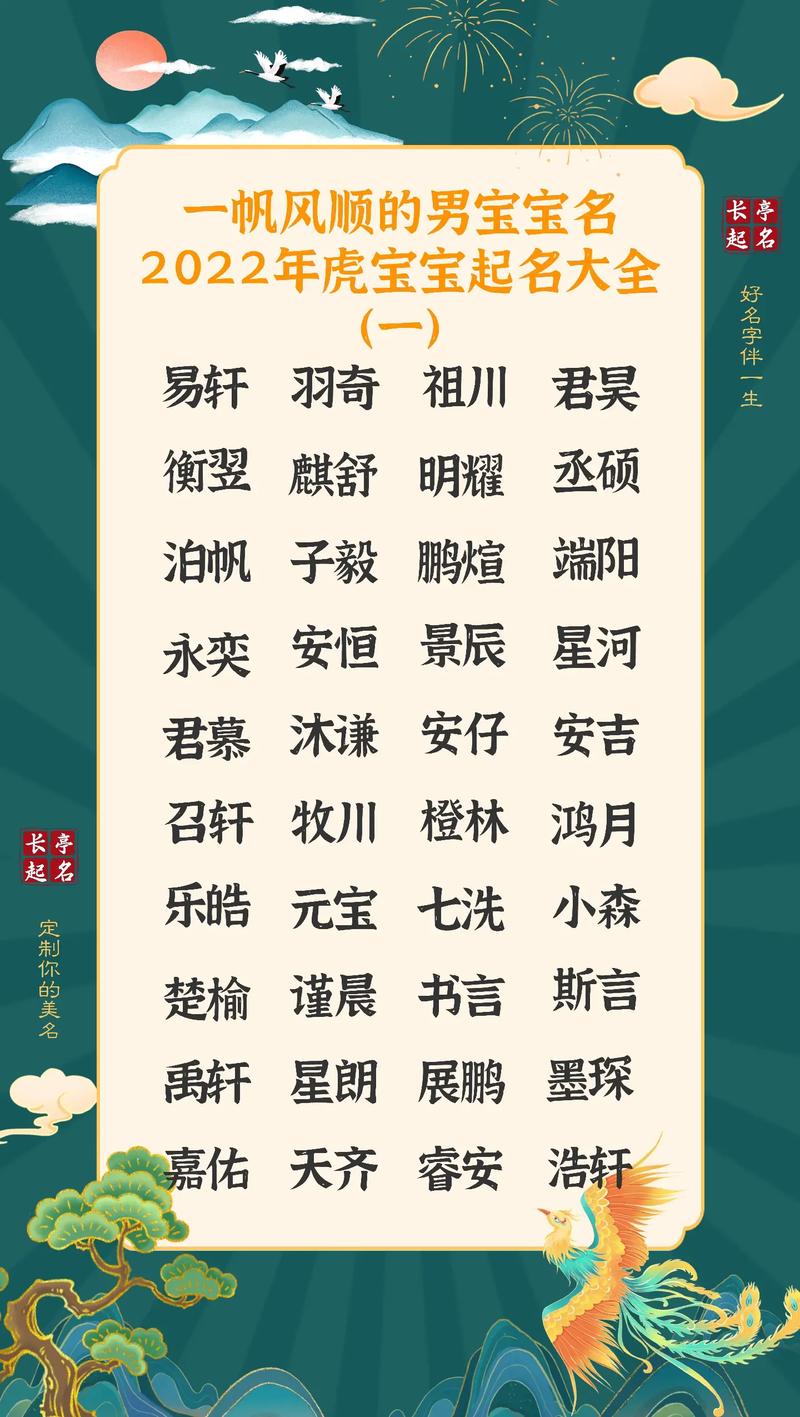 小孩起名指南