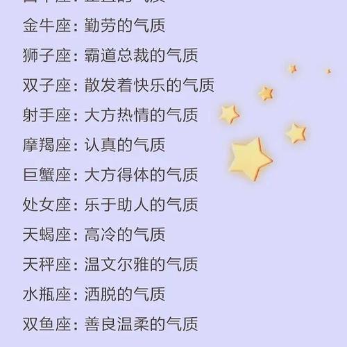 霸道又温柔的星座男
