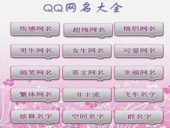 网名文